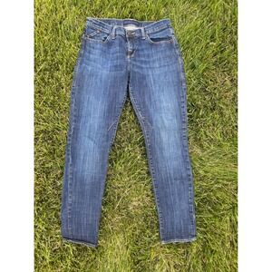 Rock & Republic Womens‎ Blue Denim Emo Embellished Jeans Size 8M
